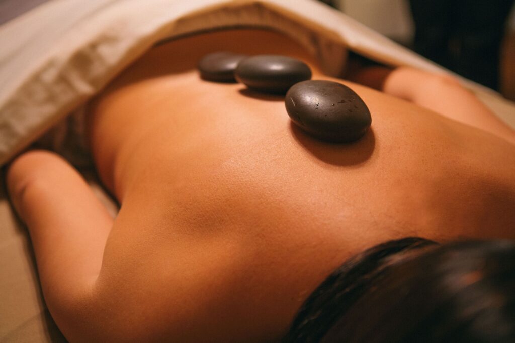 Hot stone massage at Indulge Day Spa in Carrollton, GA